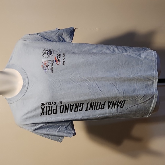 Dana Point cycling bicycle 8 blue L tshirt - Picture 1 of 2